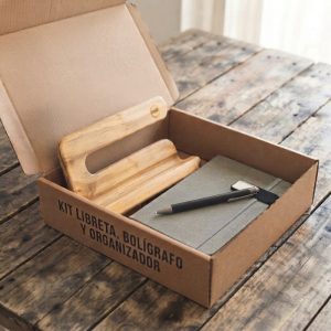 Kit Libreta, Bolígrafo y Organizador