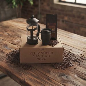 Kit Mini Mug, Café Premium y Cafetera